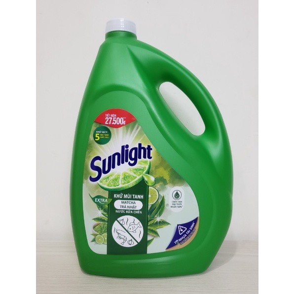 Nước rửa chén Sunlight túi 3.5kg/ can 3.6kg - BAT MUOI
