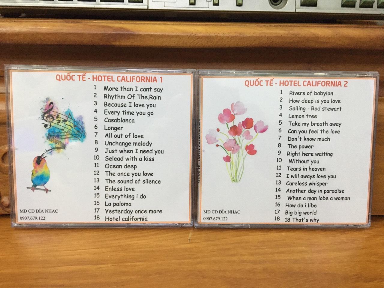 [MDCD] Bộ 5 Đĩa nhạc CD Quốc Tế chọn lọc