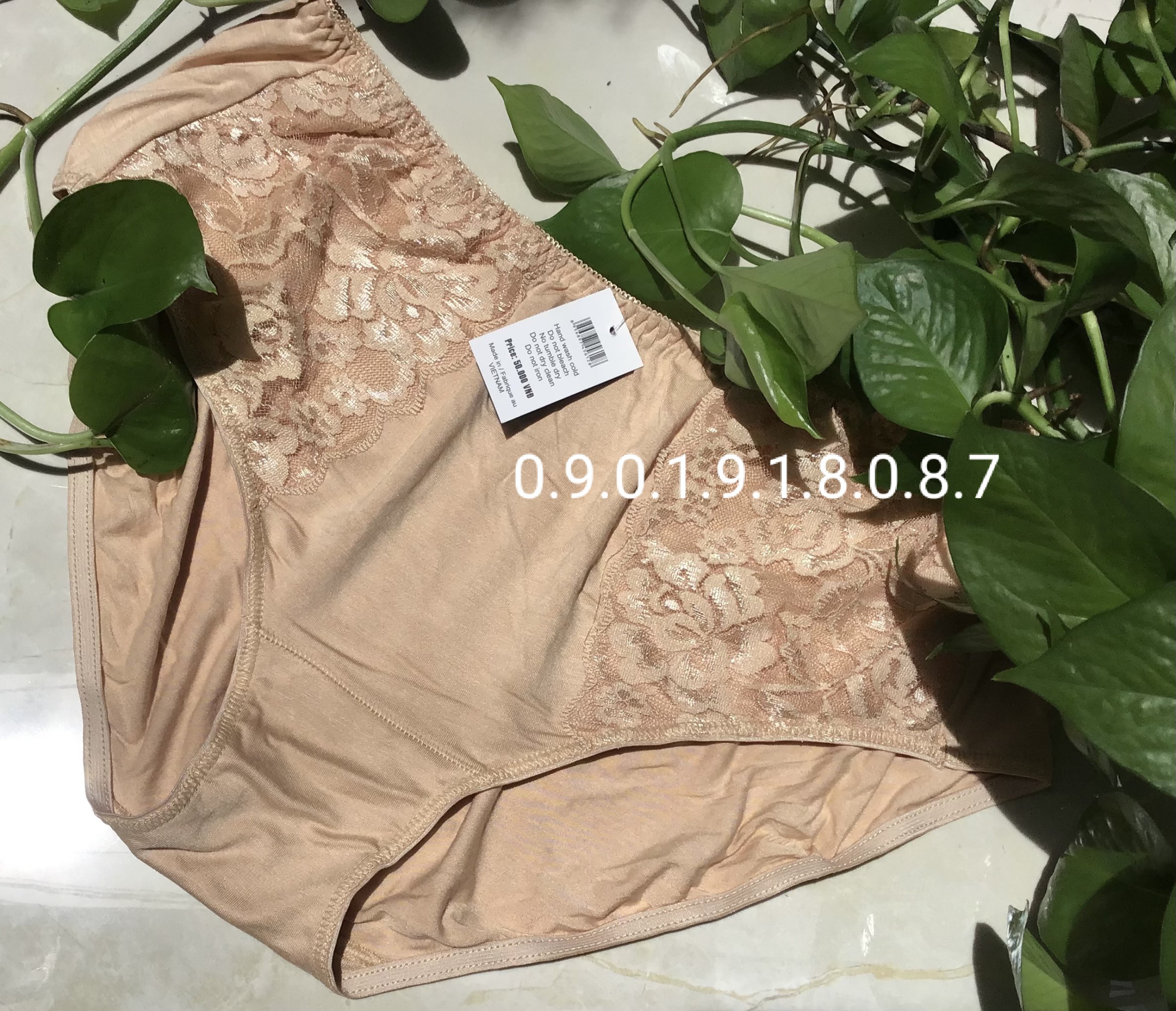 10 panties female cotton silk high-end delivery lace leggings high waist high big size multi-color soft smooth Cool charm 3 size from 55kg to 100kg