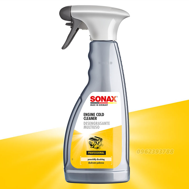 Dung dịch rửa khoang máy động cơ ô tô Sonax Engine cold cleaner 543200 200ml