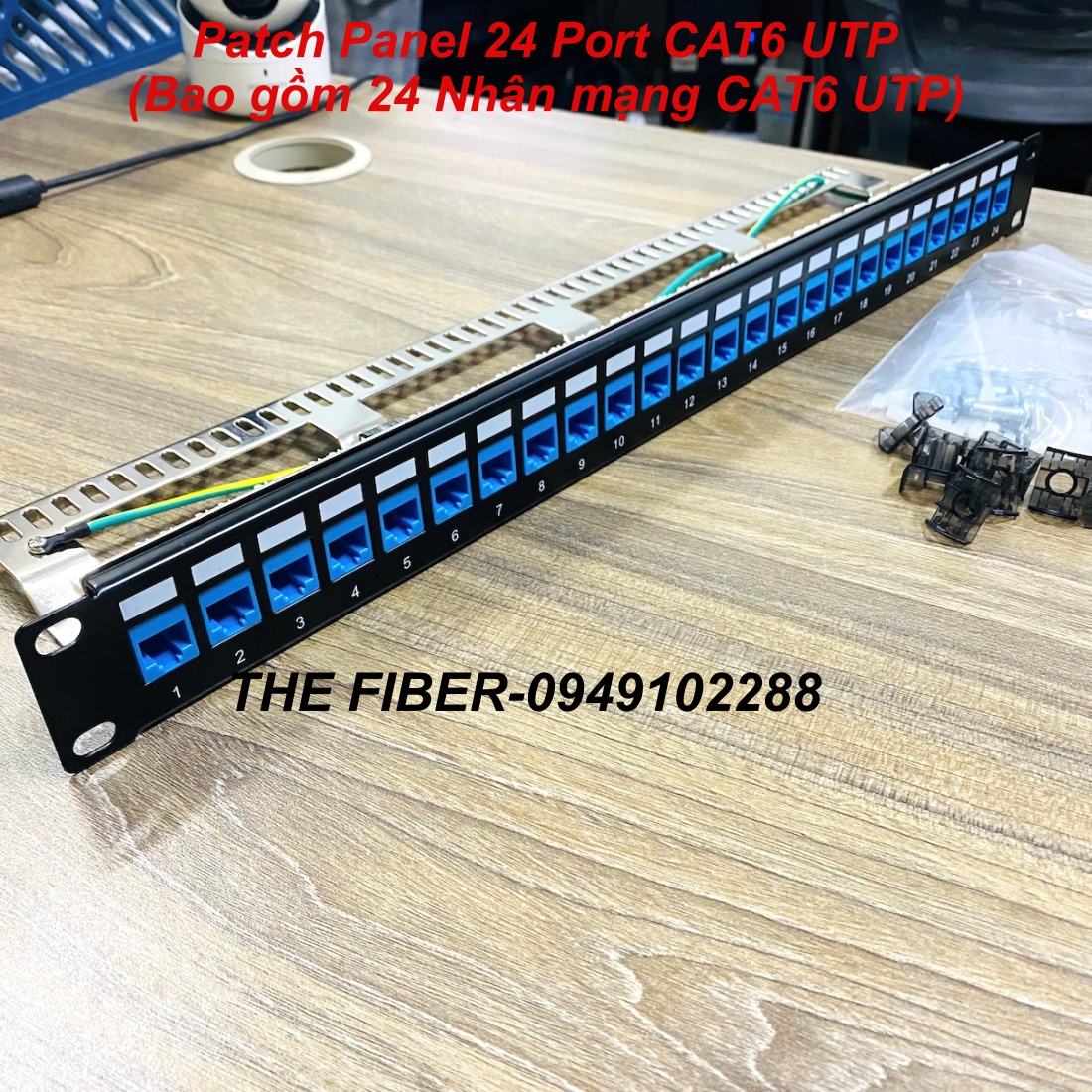 Patch panel cat6 24port