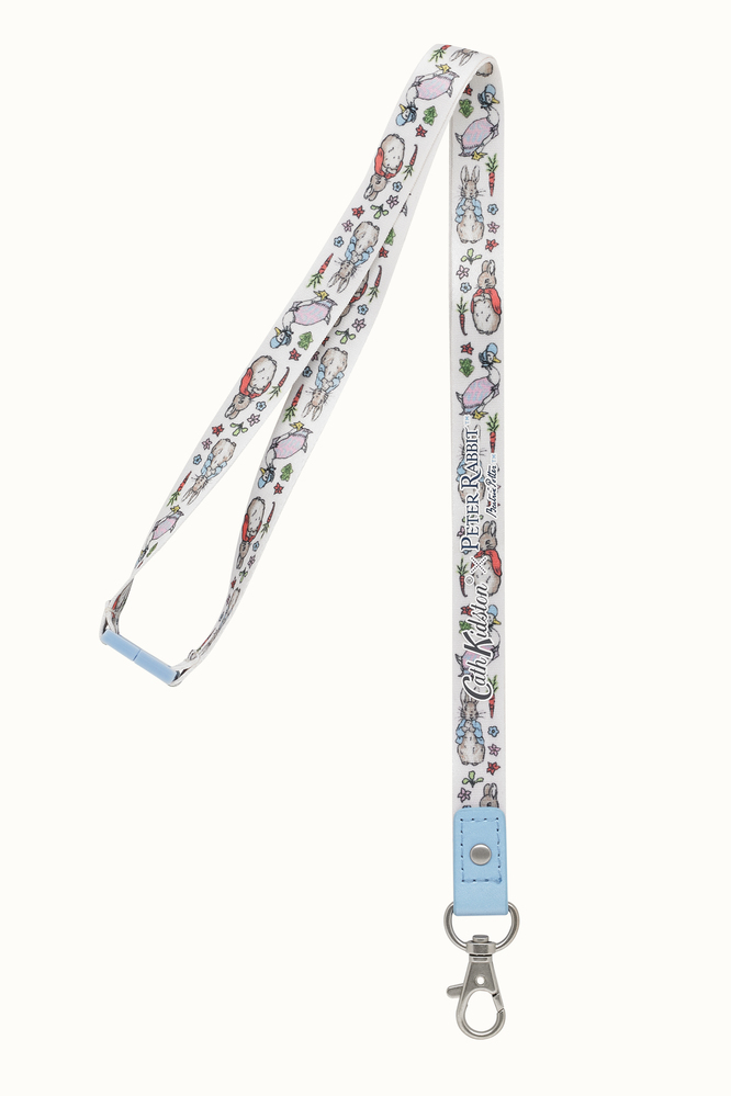 Cath Kidston - Dây đeo Lanyard - Garden Ditsy lanyard - Cream