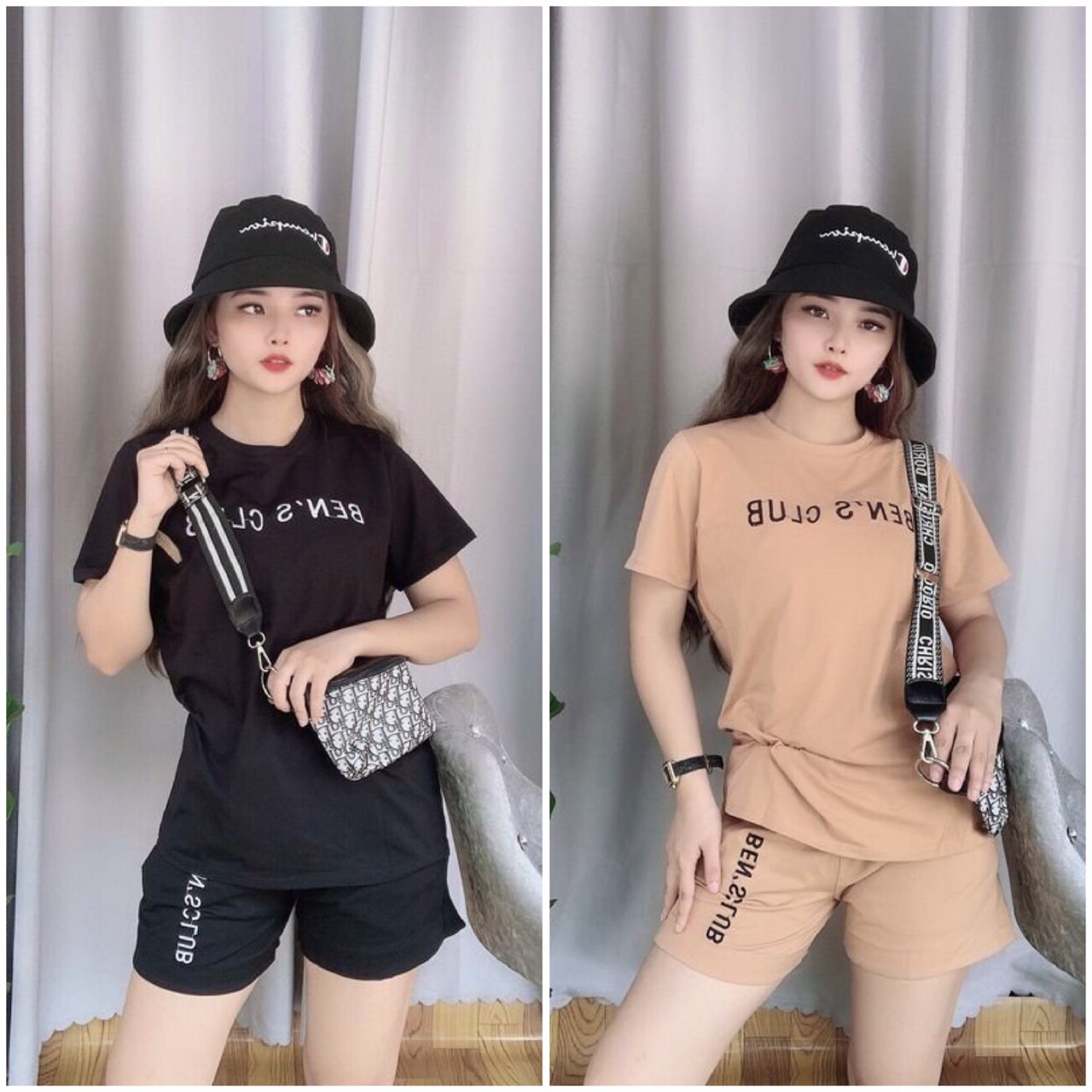 Set Bộ Đùi In Chữ Xuân Hè Dễ Thương