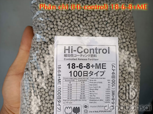 Phân chì/ Phân tan chậm Hi-Control 18-6-8