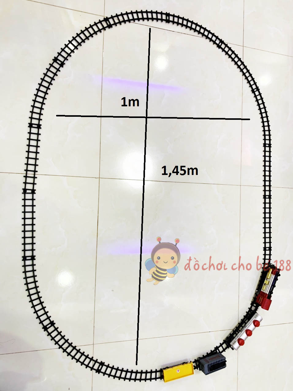 [HCM]Đồ Chơi Tàu Hoả - Xe Lửa Classic Train, xe lửa Ben có âm thanh còi tàu, xe chạy, có đèn