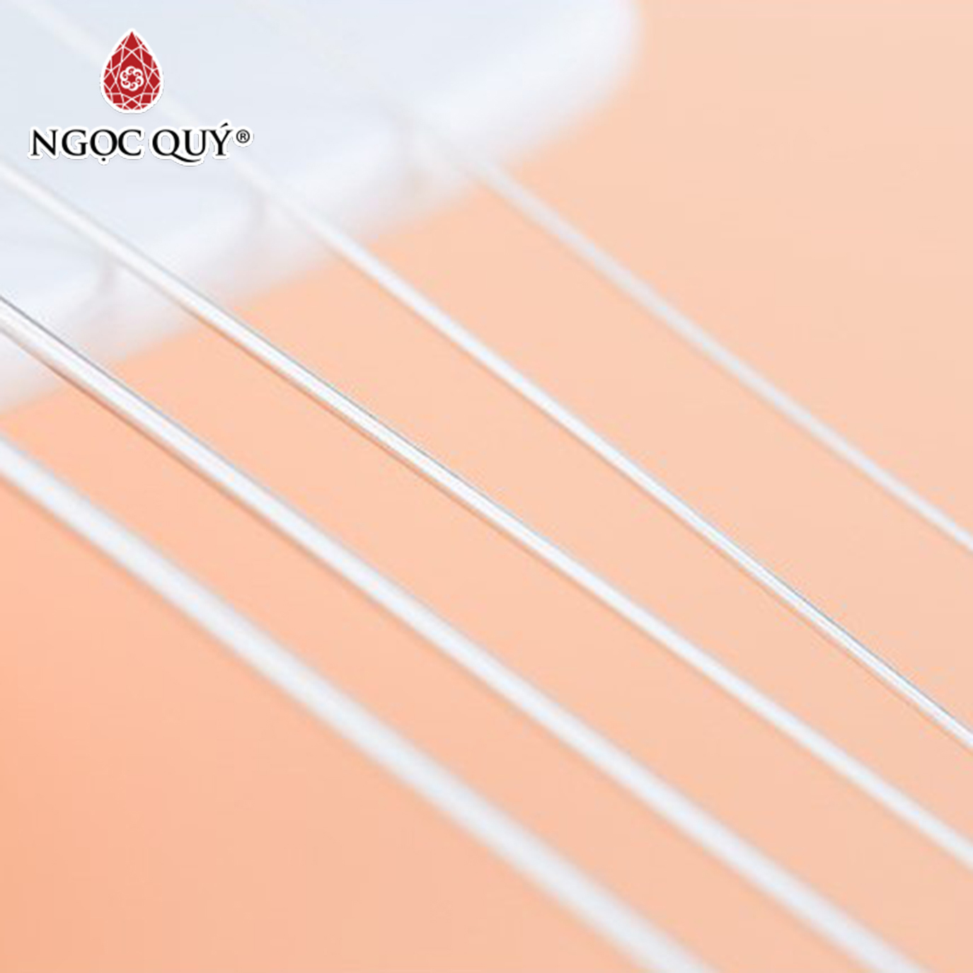 Dây bạc làm vòng tay mặt dây chuyền handmade - Ngọc Qúy Gemstones