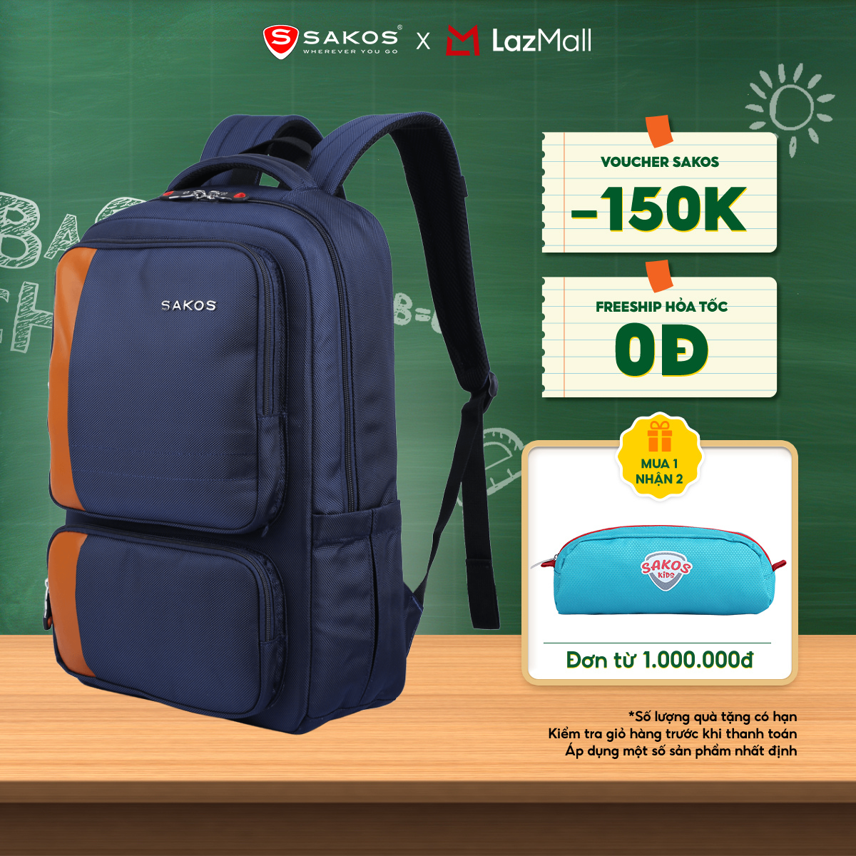 Sakos Hero 15.6 Inch Laptop Backpack Is Separate, Has a Shockproof Layer, Soft and Breathable Straps, Suitable for Wearing All Day.