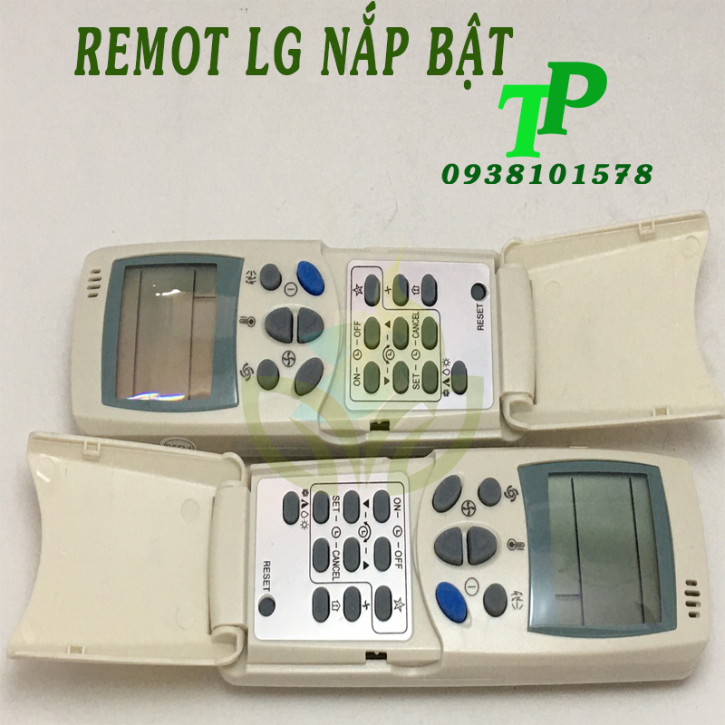 Điều Khiển, Remote Máy Lạnh Điều Hòa LG Nắp Bật (Tặng Kèm Pin)