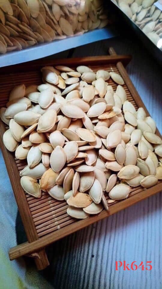 HẠT BÍ TRẮNG RANG TAY LOẠI TO NGON 100GR[ 100g Bí Ngô rang chín]