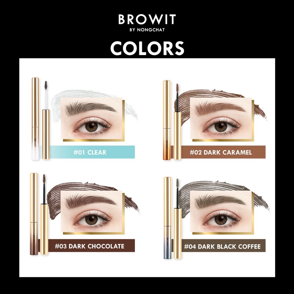 Mascara định hình chân mày Browit By Nongchat Setting Eyebrow Mascara