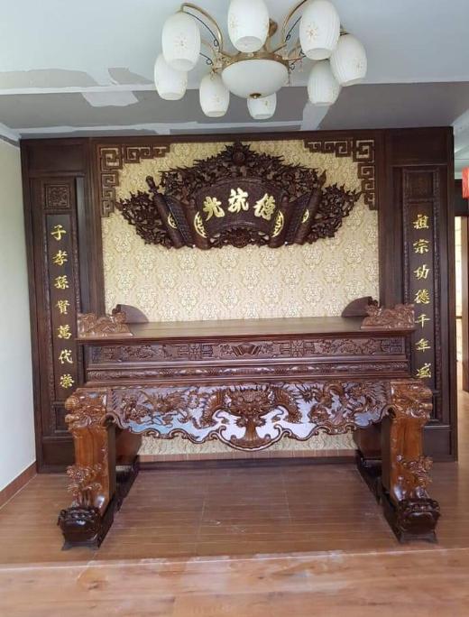 Sập thờ gỗ mít