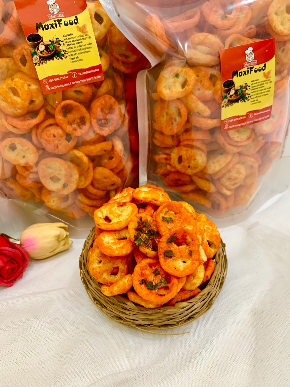 250g BÁNH PHỒNG TÉP - MAXIFOOD