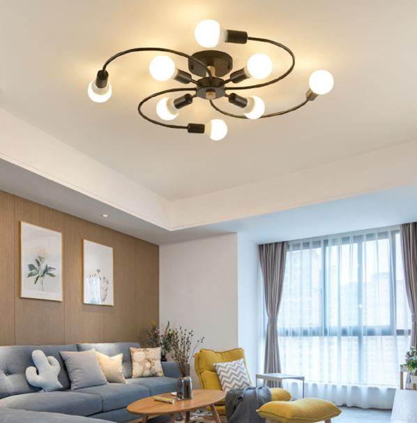 Đèn trần NORES kiểu dáng độc đáo trang trí nội thất cao cấp - kèm bóng LED chuyên dụng.