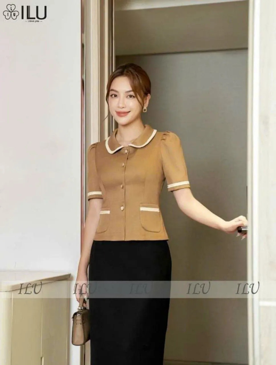 ÁO KIỂU CÔNG SỞ THANH LICH B098