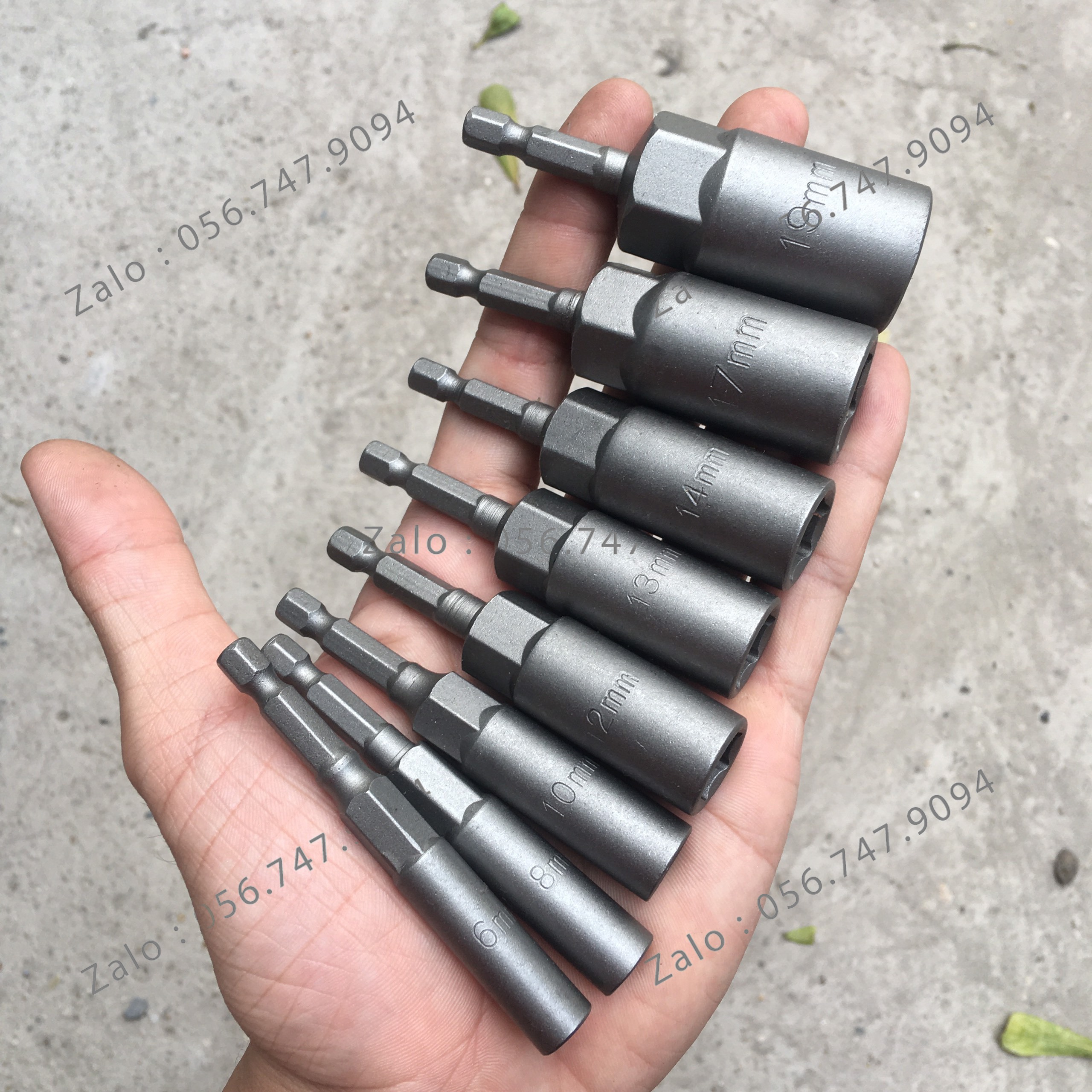 [1 Cái]Đầu Bắn Bulong - Đầu Tuýp Loại 1/4"