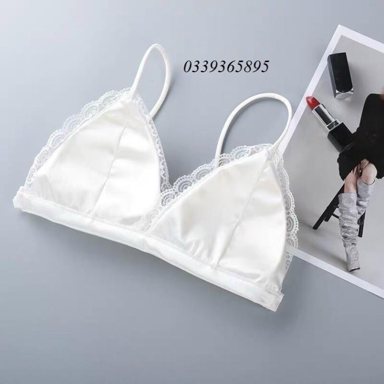 áo lót không gọng. Áo Bra ngực satin phối ren sang trọng. Free size phù hợp với các bạn có size áo ngực 32-34-36-38 | Lazada.vn Áo Lót Không Gọng. Áo Bra Ngực Satin Phối Ren Sang Trọng. Free Size Phù Hợp Với Các Bạn Có Size Áo Ngực 32-34-36-38 | Lazada.Vn