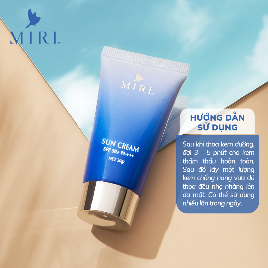 Kem Chống Nắng MIRI SPF 50+ PA+++ (30gr)