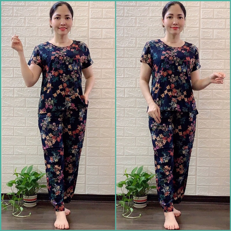 Bộ lanh nhung gia huy quần dài
