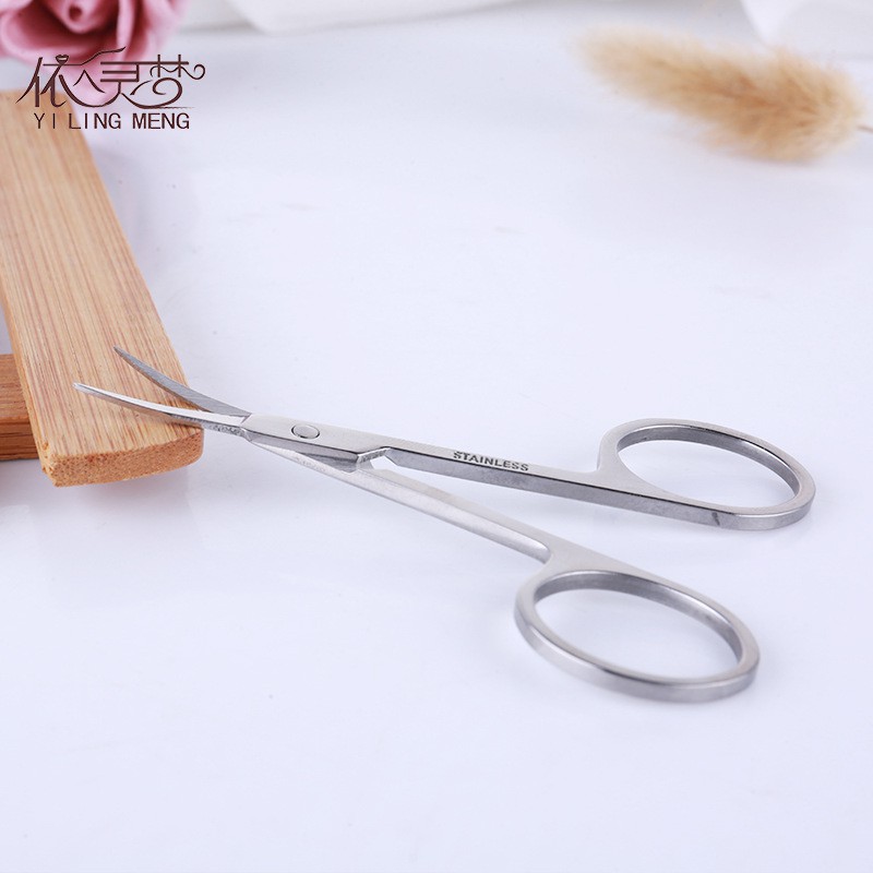 Kéo Cắt Tỉa Lông Mày, Mũi, Tóc stainless