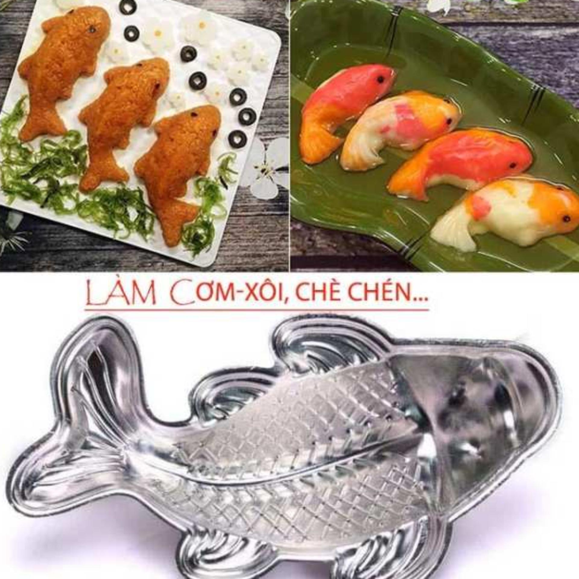 Bộ 2 khuôn hình cá chép lớn và nhỏ Dragon