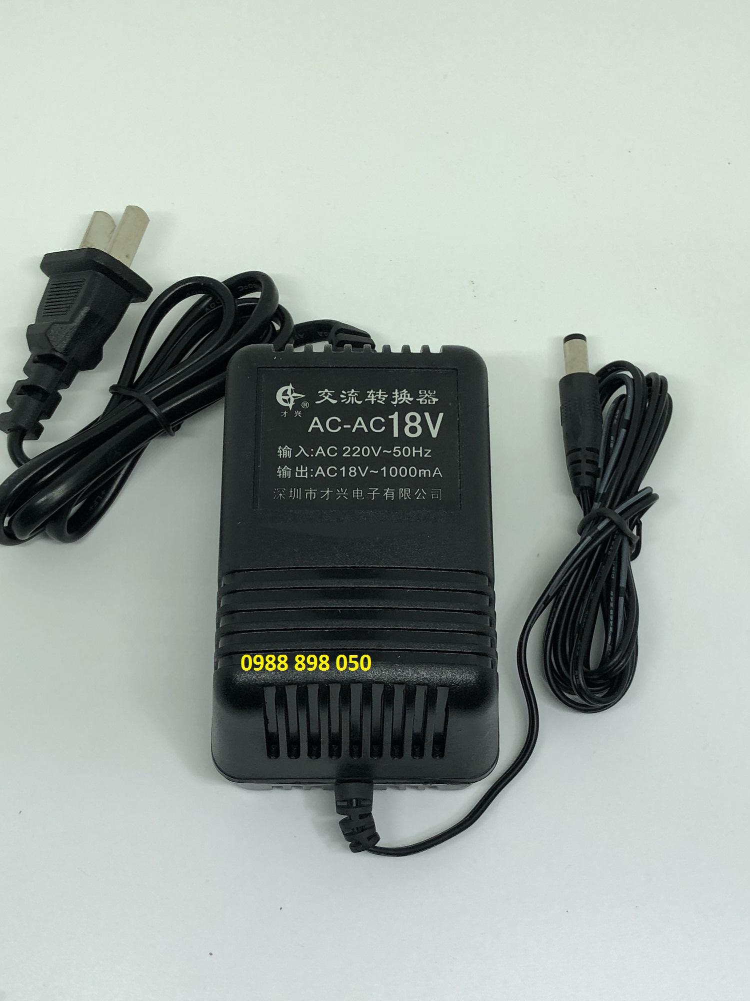 Adapter ac 18v 1000ma (18vac1a)