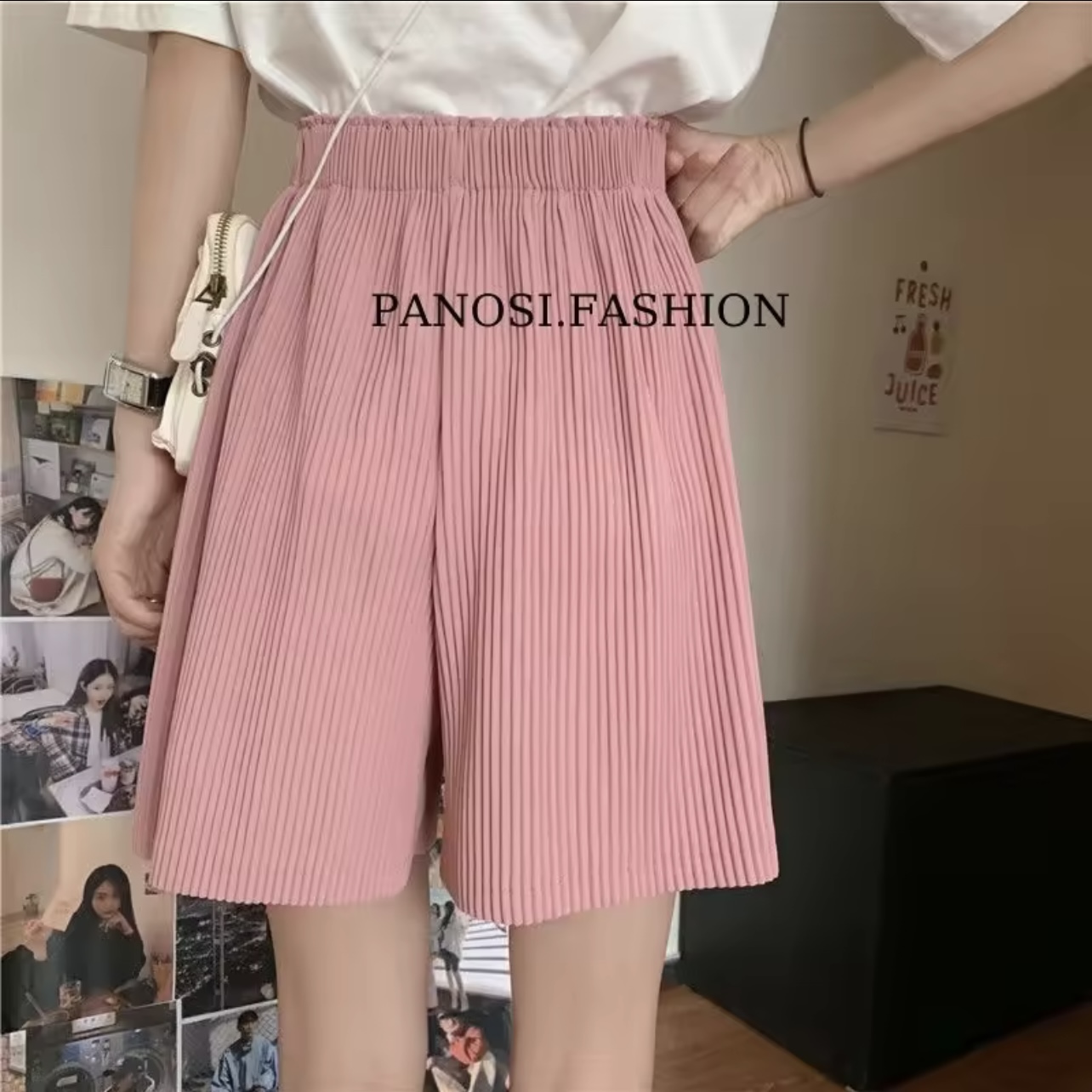 Quần đùi nữ mặc nhà ỐNG RỘNG, ĐAI CHUN, VẢI BO GÂN quần đùi nữ đẹp, quần sọt nữ, quần short nữ, quần sooc nữ, quần short đùi nữ mềm mát