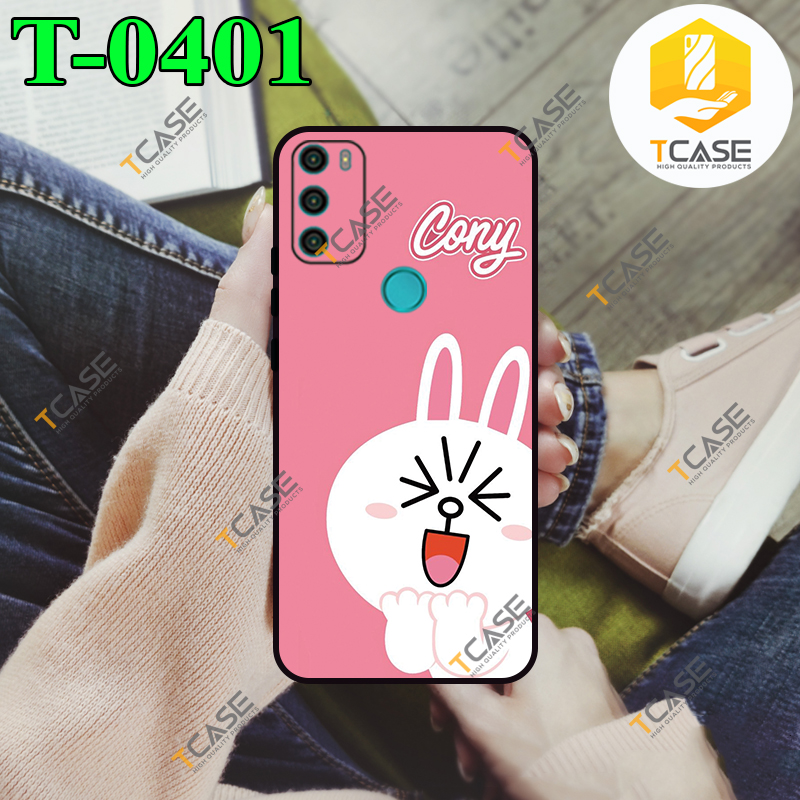 [HCM]Ốp lưng Vsmart Star 5 - Ốp dẻo đen in hình Thỏ cute