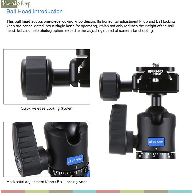 Chân đế tripod cho máy ảnh Benro IS05