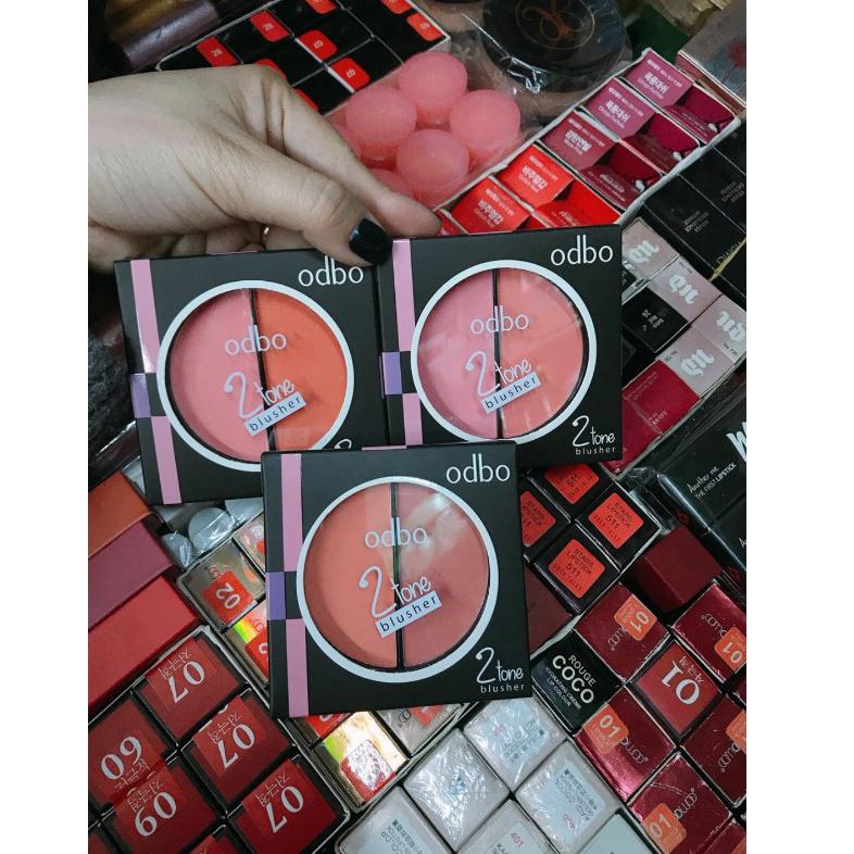 Phấn má hồng ODBO 2 tone Blusher Thái Lan 10.5g