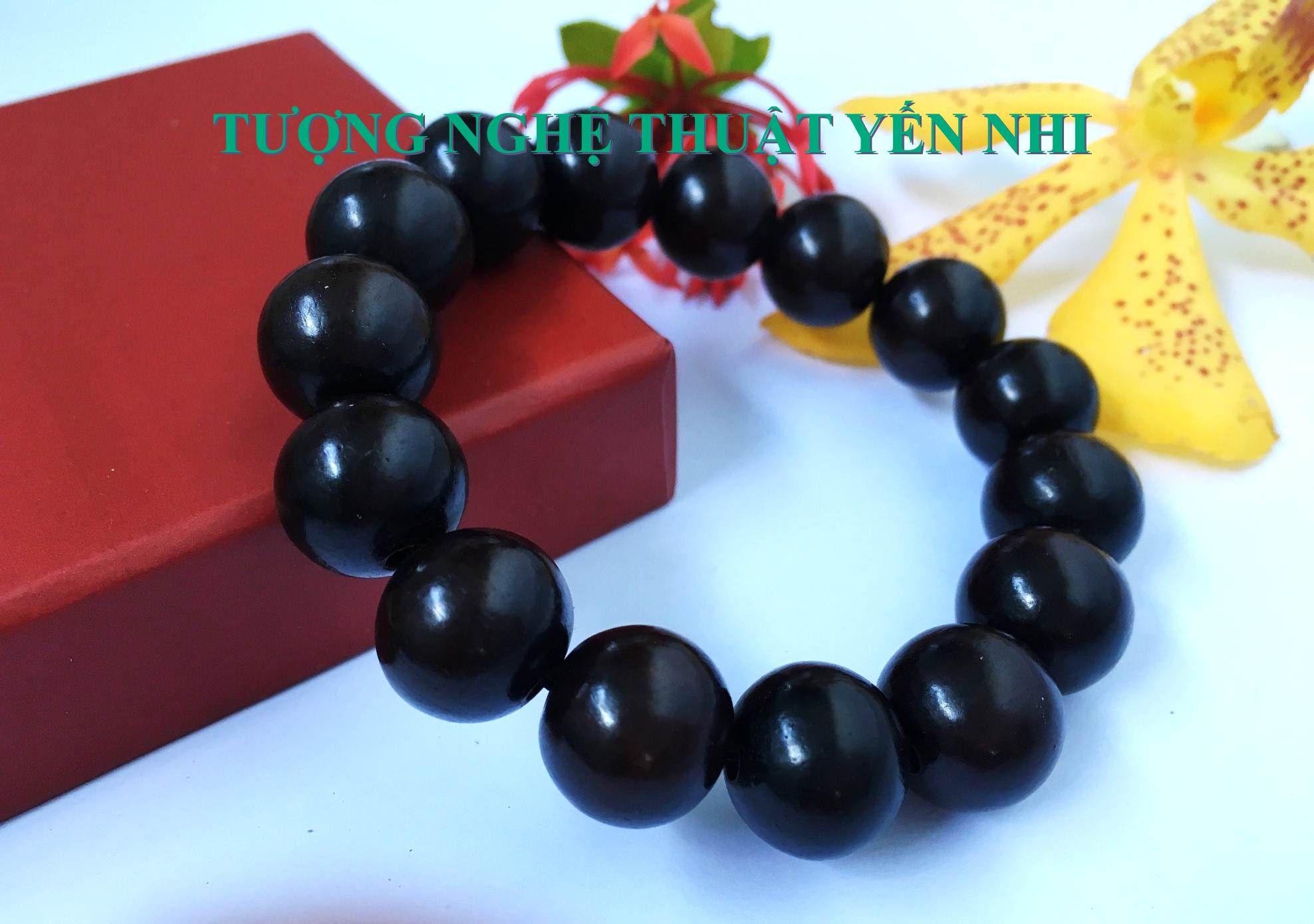 Vòng tay gỗ Trắc cao cấp 14mm (Không hồ lô)