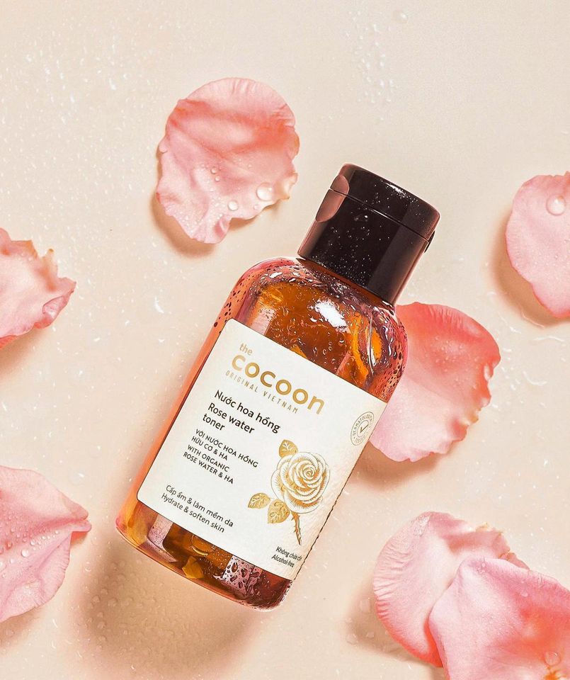 [CẤP ẨM DA] Nước hoa hồng cocoon Việt Nam 140ml