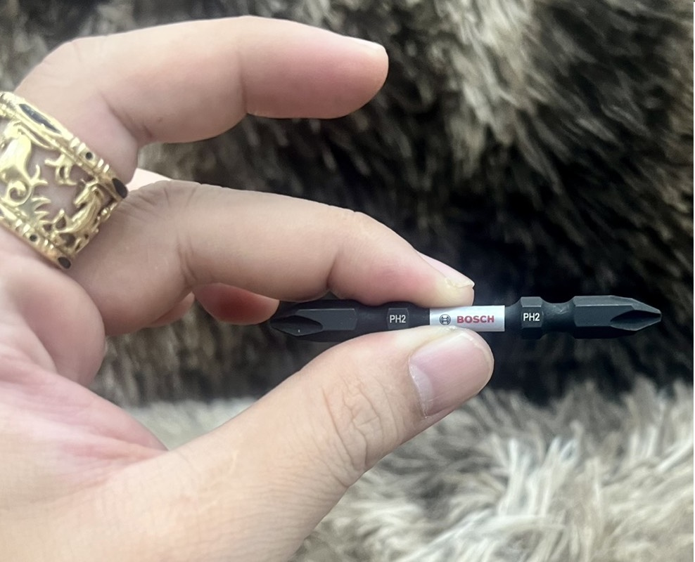 Mũi vít b0sch 2 đầu chính hãng ph2, từ hít mạnh.