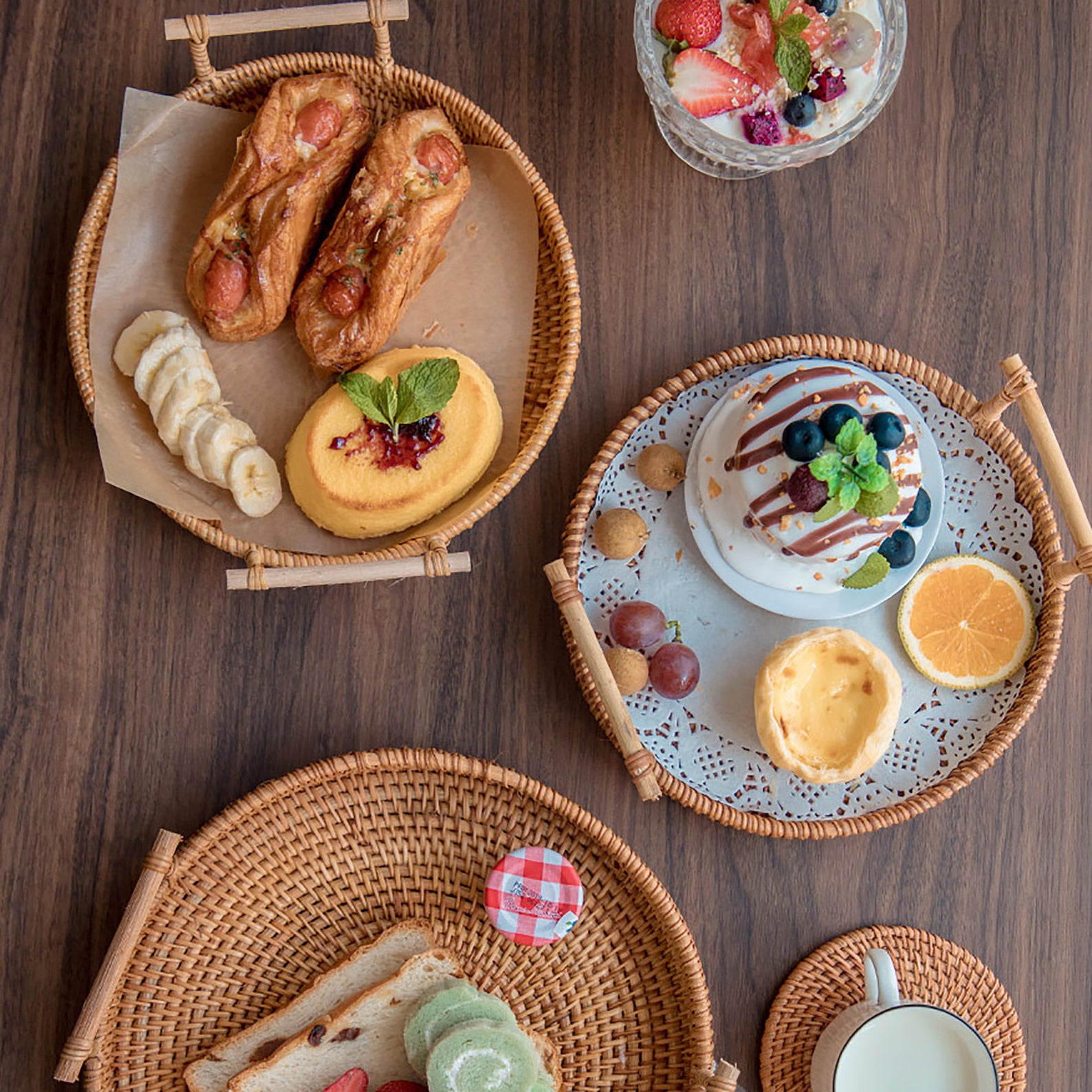 Khay mây tre Decor Handmade giá xưởng