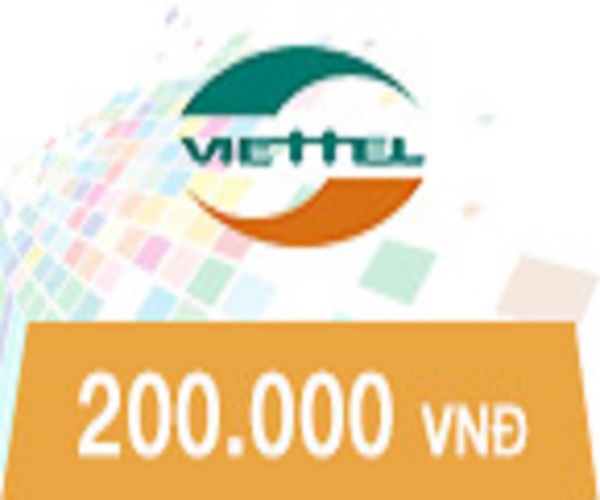 Thẻ Cào Viettel 200.000 VNĐ& PHÍ CHUYỂN