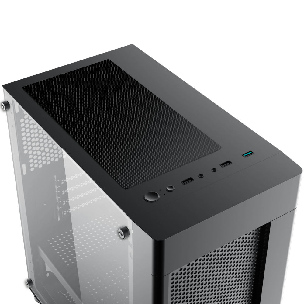 Vỏ case máy tính Aero Black (No fan)