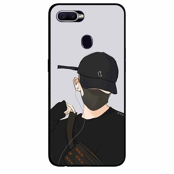 [HCM]Ốp Cường Lực Dẻo Đen Dành Cho Oppo A12 - A7 (A5s) Mẫu Bad Boy