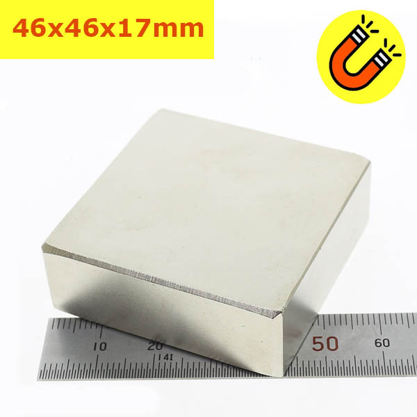 Nam châm đất hiếm có 46x46x23mm siêu mạnh