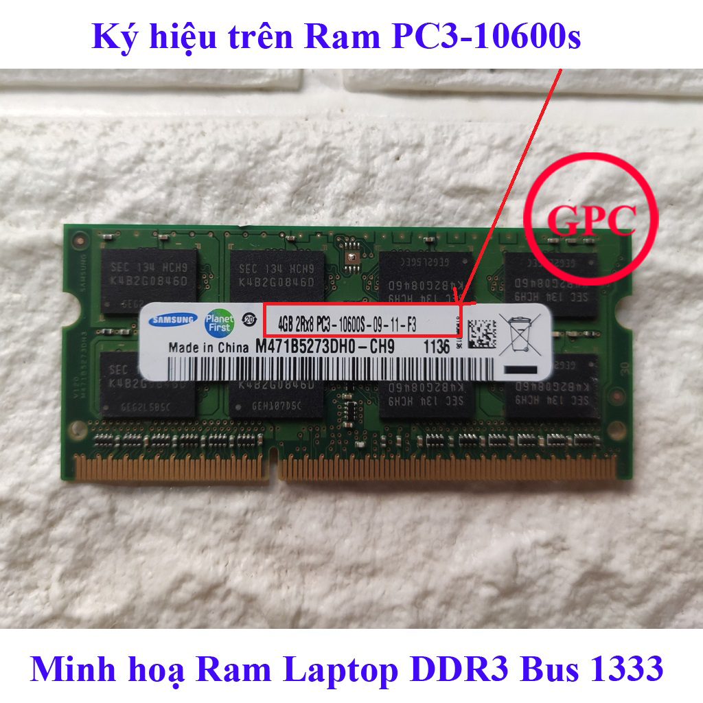 Ram Laptop 4GB DDR3 / 4GB DDR3L / 4GB bus 1333 / 4Gb 4GB 1600 / 4GB PC3-10600s / 4GB PC3-12800s / 4GB PC3L-12800s hàng bóc máy đã qua sử dụng