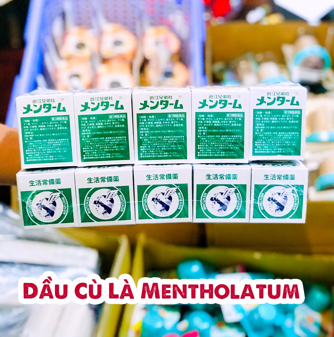 [HCM]DẦU CÙ LÀ MENTHOLATUM NHẬT BẢN