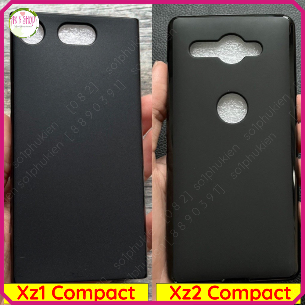 Ốp lưng sony xperia xz1 compact/ xz2 compact dẻo đen trơn tpu bền đẹp