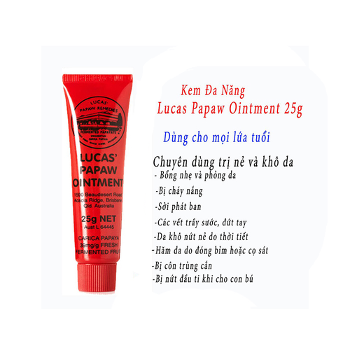KEM ĐA NĂNG LUCAS PAPAW OINTMENT 25G CỦA ÚC