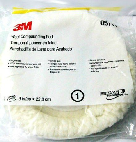Lông cừu đánh bóng 1 mặt 9″ 3M 05711