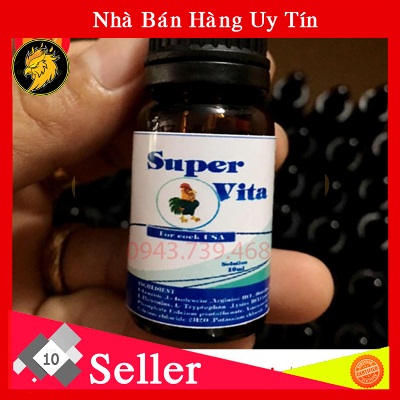 Super vita new 10ml nuôi gà chế độ đá-đặc biệt kích thích thèm ăn và nuôi gà tơ cự yếu lỏn lẻn