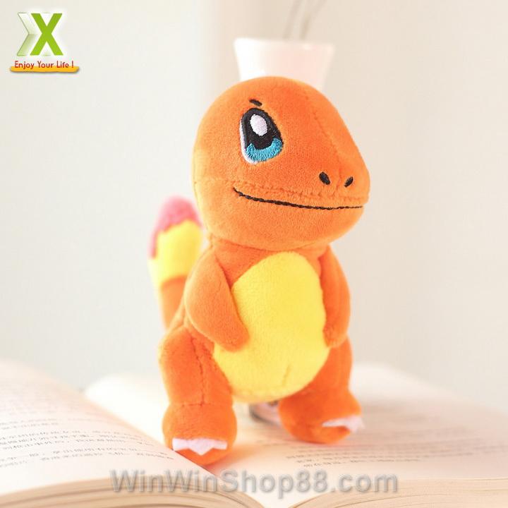 Gấu bông Charmander - Khủng Long Lửa 12cm cute đáng yêu TNB216