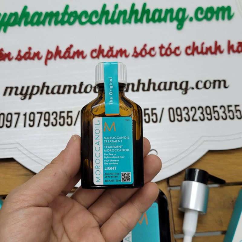 DẦU DƯỠNG TÓC MOROC TREATMENT LIGHT cho tóc mỏng hoặc sáng màu 100ML - 200ML