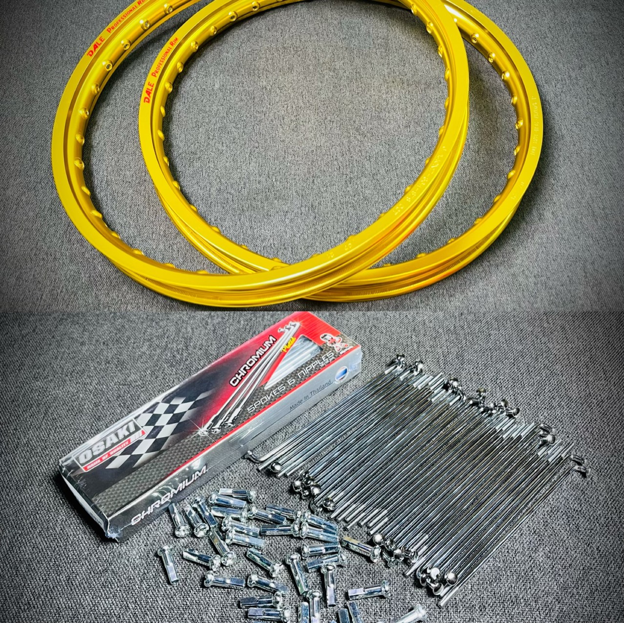 Niềng Nhôm Căm Mạ Crom