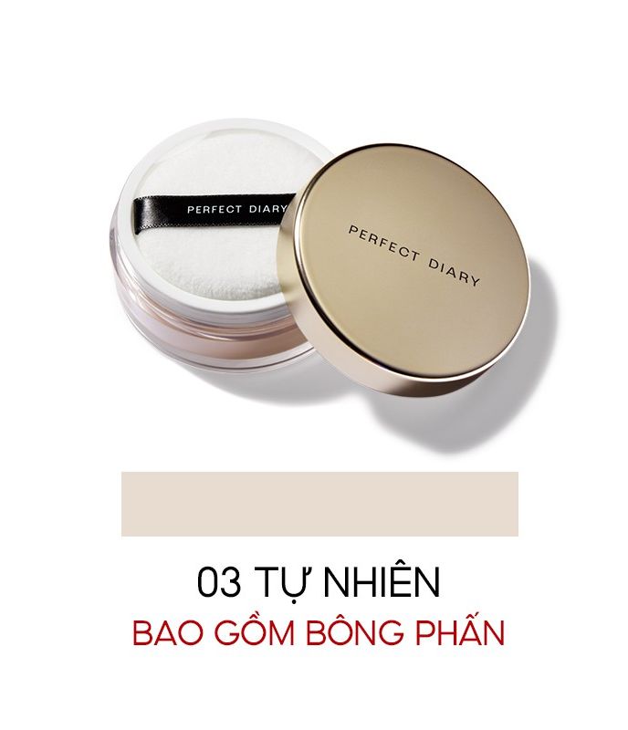 PERFECT DIARY Phấn Phủ Kiềm Dầu Chống Thấm Nước Giúp Da Mịn Màng 7g