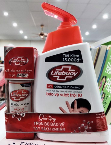 Nước rửa tay Lifebuoy đỏ 500g
