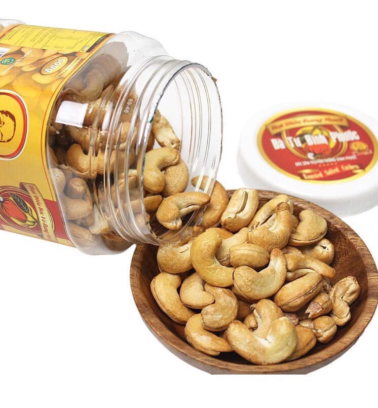 Hạt điều bóc vỏ Bà Tư hộp vuông 400 g