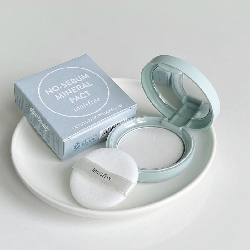 Phấn phủ nén Innisfree no sebum mineral pact